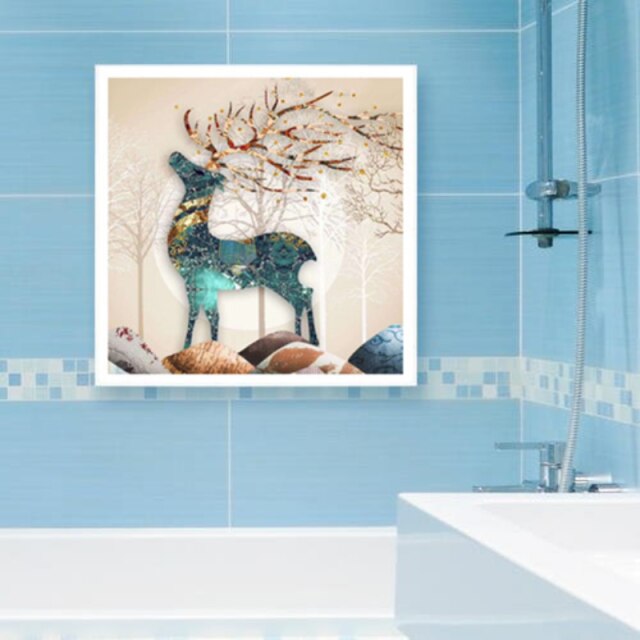 Wall-mounted Waterproof Bathroom Rack Clothes Cabinet - Image 4