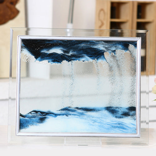 3D Glass Flow Sand Painting Frame - Image 0