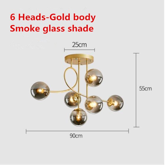 Nordic Elegant Pendant Hanging Chandelier Light - Image 4