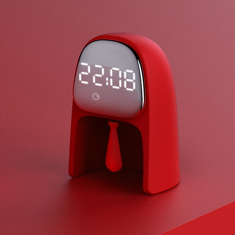 Creative LED Voice Control Gentleman Alarm Clock - Image 2