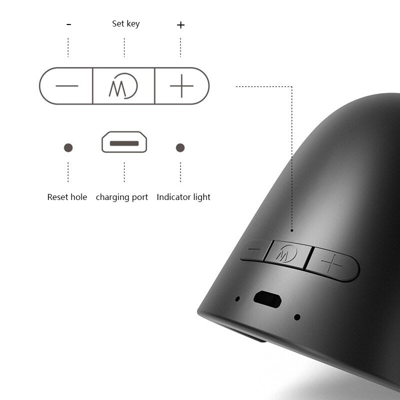Creative LED Voice Control Gentleman Alarm Clock - Image 6