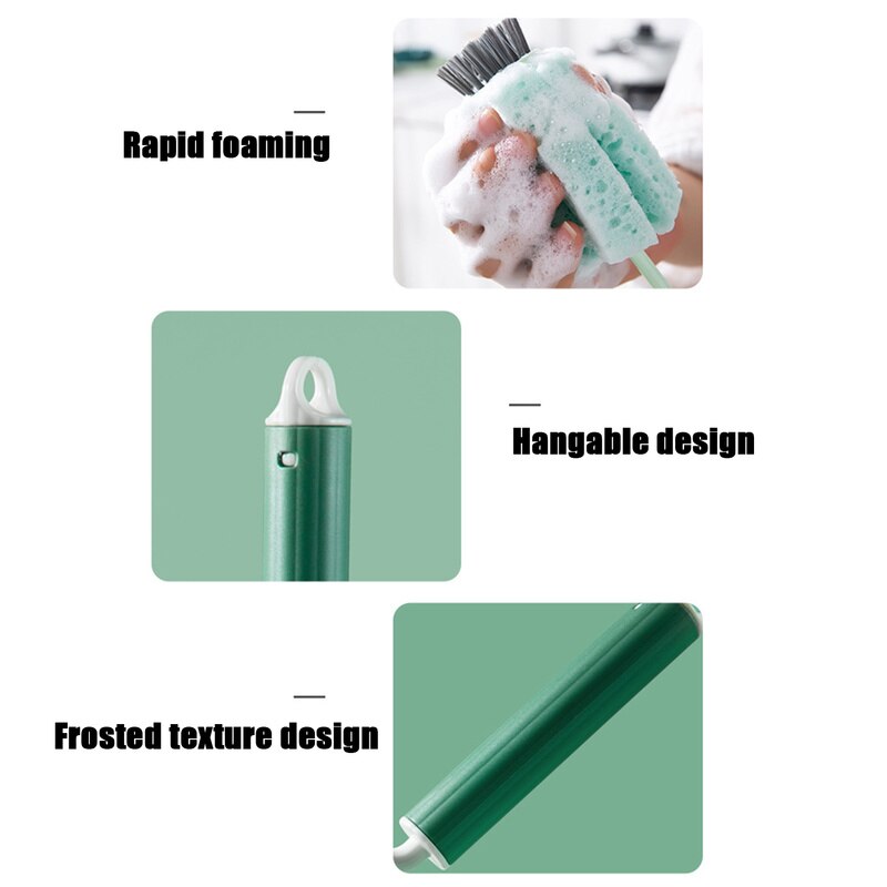 Rotating Long Handle Bottle Glass Cleaner - Image 6