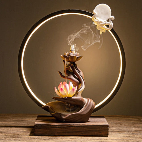 Ceramic Antique Backflow Waterfall Incense Burner - Image 0