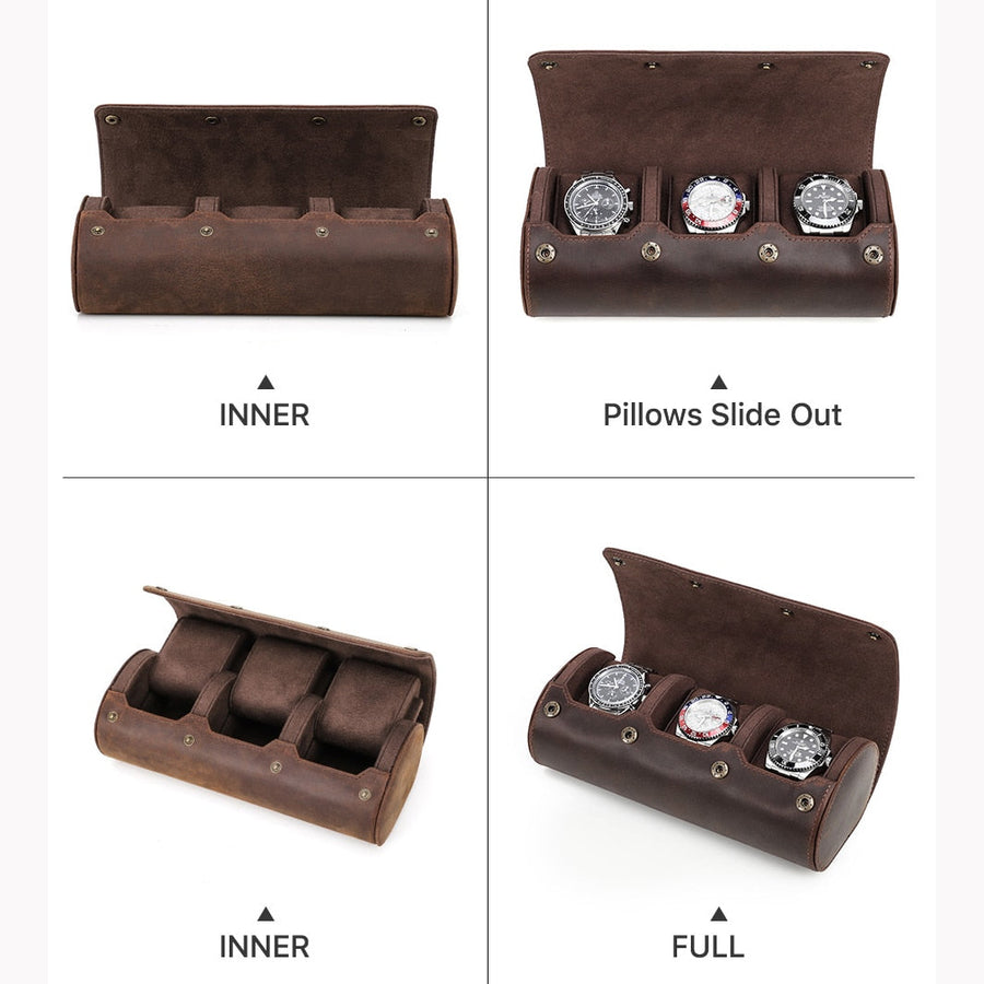 Luxury Leather Watch Holder Case - Image 7