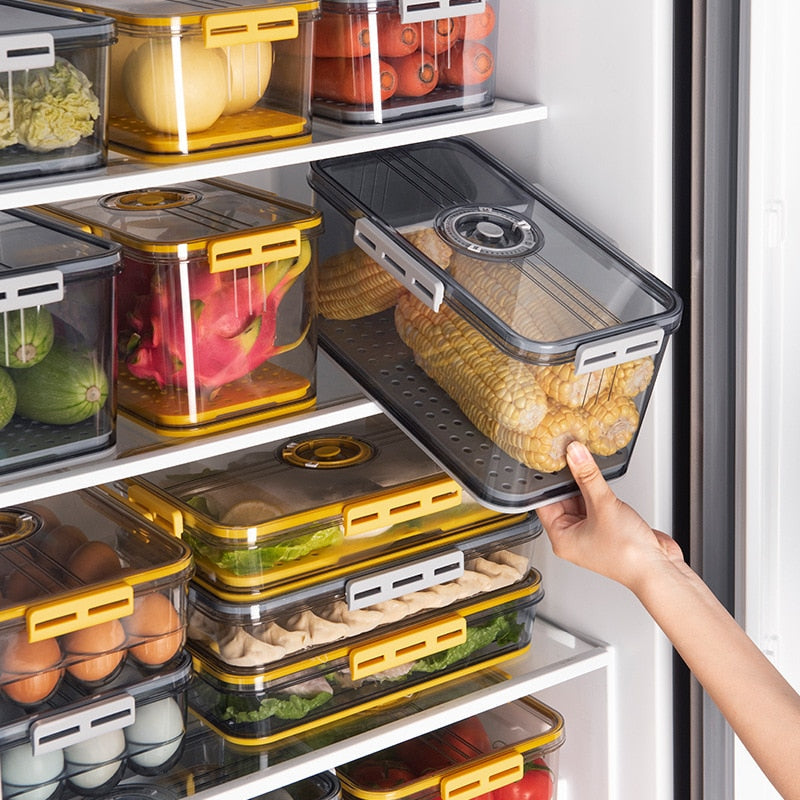 Transparent Refrigerator Thick Storage Organizer Box - Image 0
