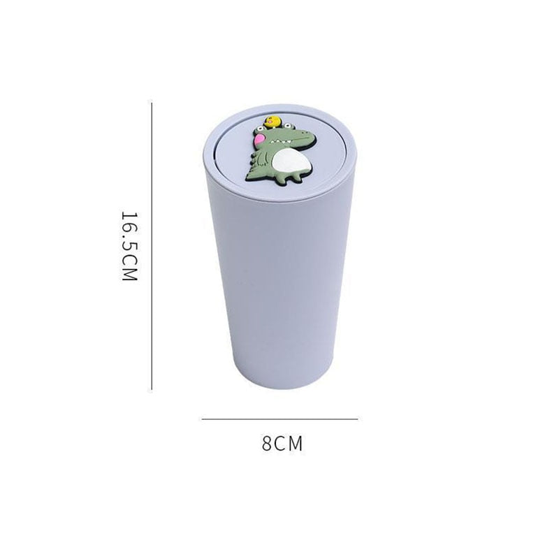 Mini Dinosaur Car Trash Can - Image 1