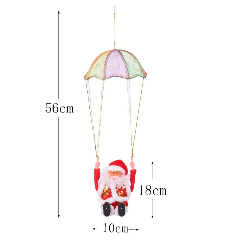 Electric Santa Claus Parachute Christmas Toy - Image 4