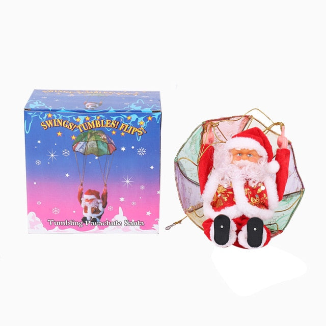 Electric Santa Claus Parachute Christmas Toy - Image 7