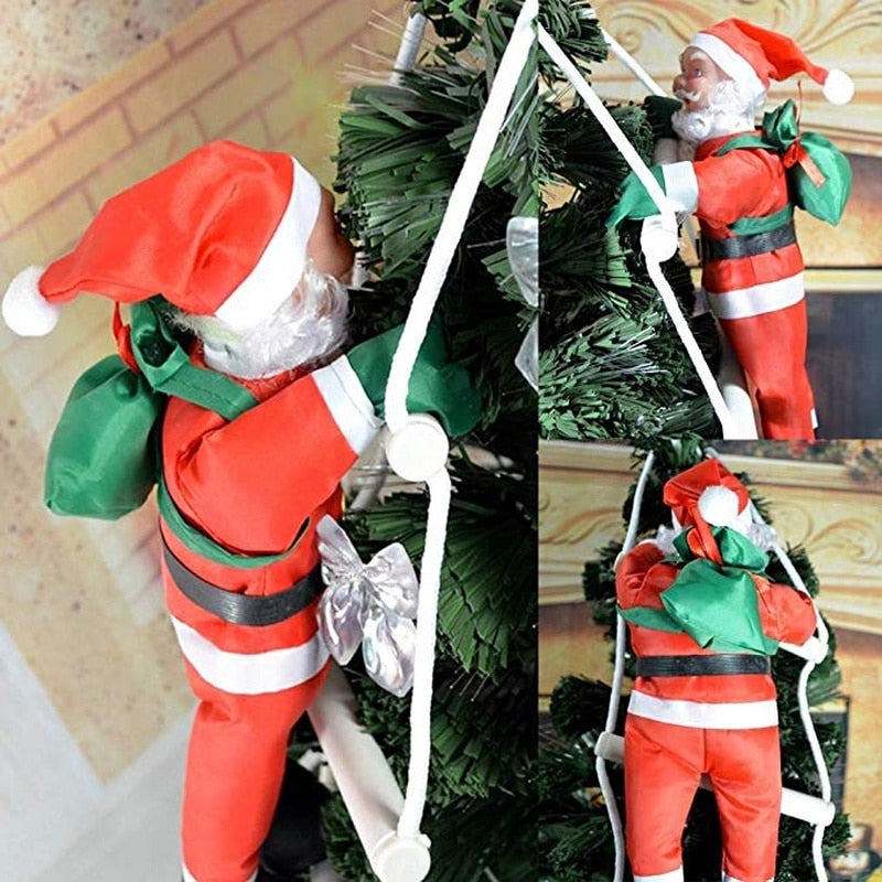 Christmas Santa Claus Doll Pendant Ladder - Image 17