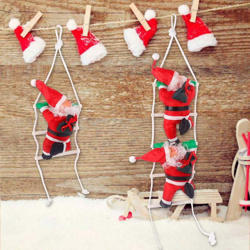 Christmas Santa Claus Doll Pendant Ladder - Image 9