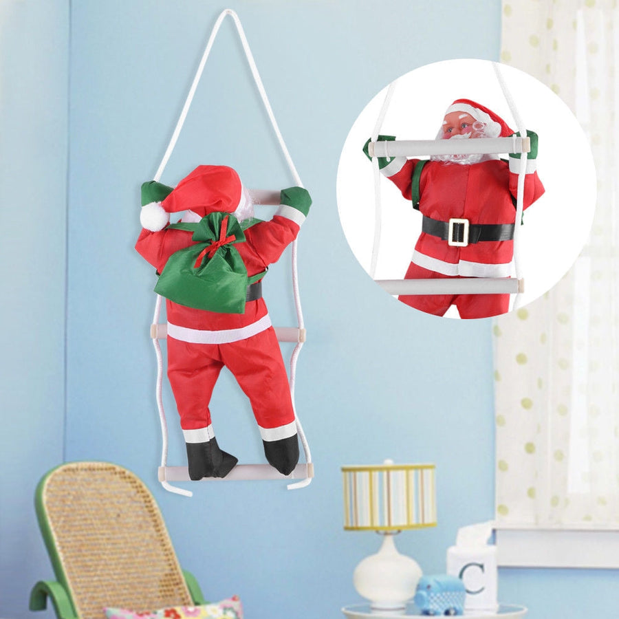 Christmas Santa Claus Doll Pendant Ladder - Image 15