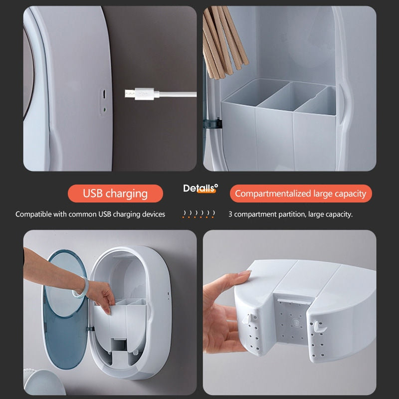 Wall-Mounted UV Disinfection Drainer Box - Image 1