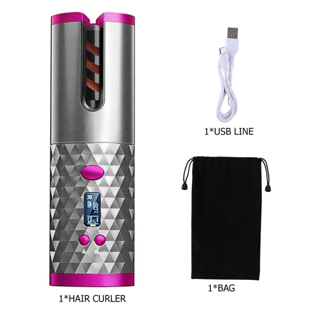 Wireless Automatic Ceramic Hair Curling Iron - Image 9