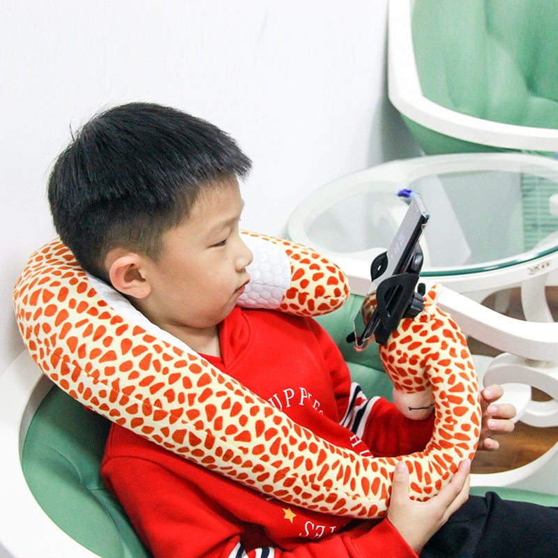 360 Rotating Neck Pillow Phone Holder - Image 1