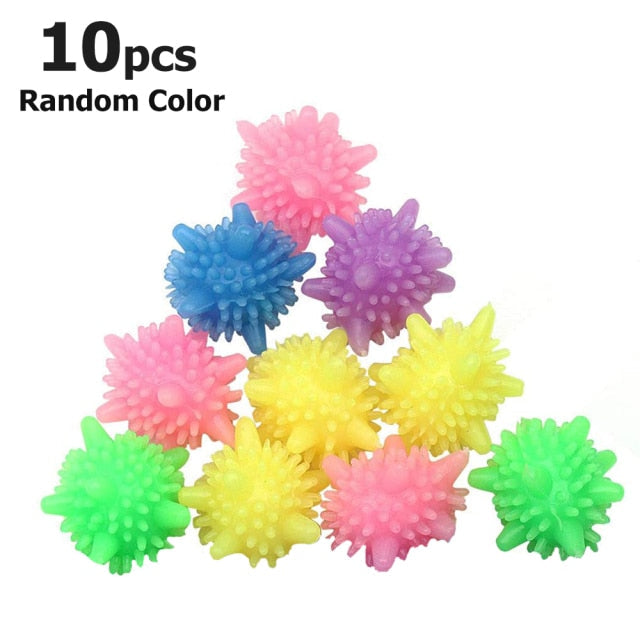 10pcs Starfish Magic Reusable Dirt Cleaner Laundry Balls - Image 6