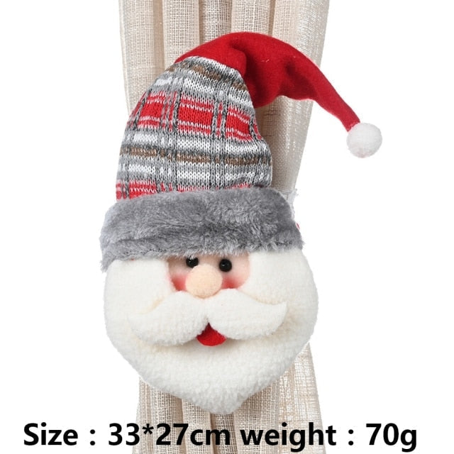Christmas Santa Elk Curtain Holder - Image 7