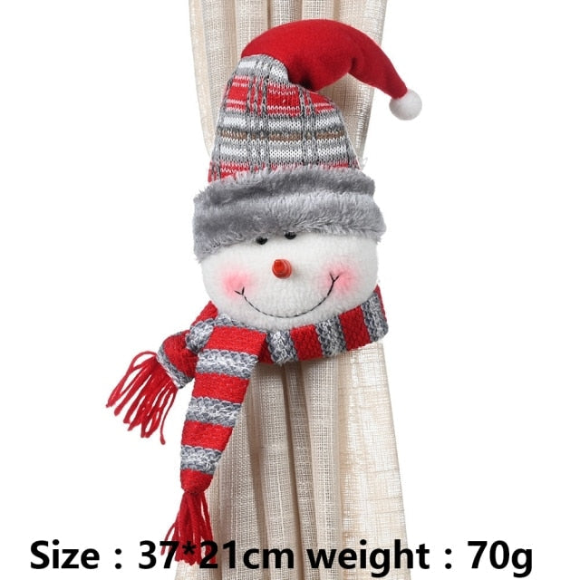 Christmas Santa Elk Curtain Holder - Image 11