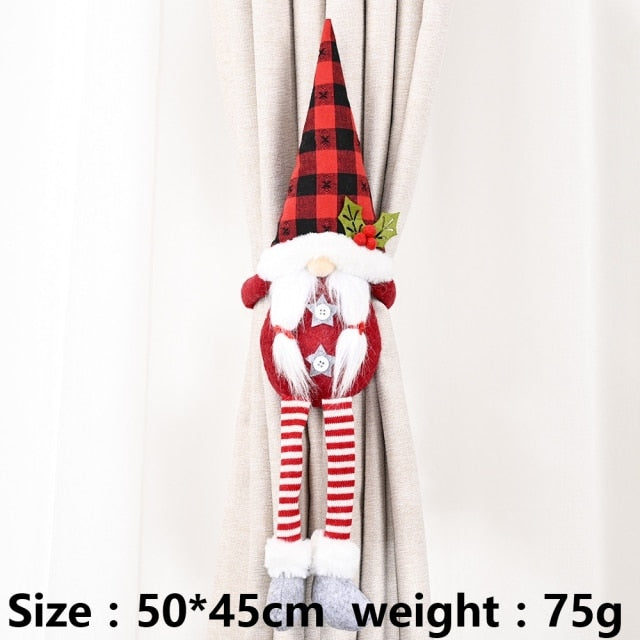 Christmas Santa Elk Curtain Holder - Image 13