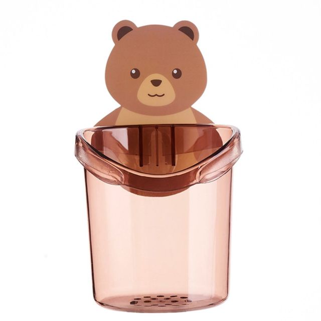 Wall-Mounted Sticky Bear Toothbrush Holder - Image 8