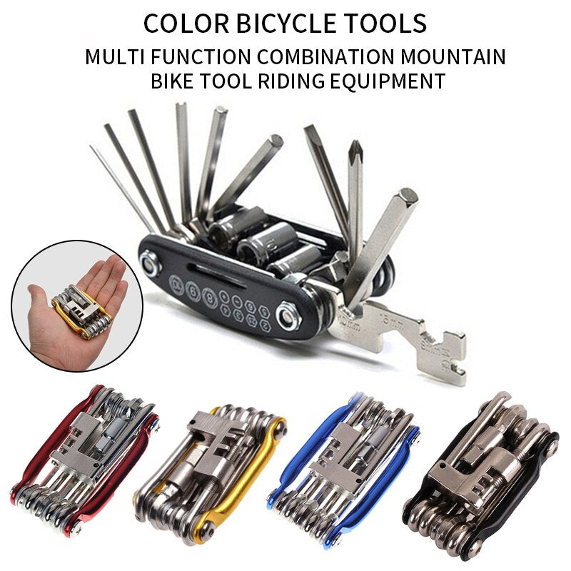 15in1 Multifunctional Pocket Size Bike Repair Tool Kit - Image 1