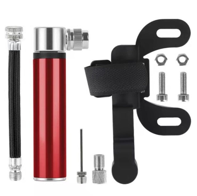 Portable Mini Aluminium Bike Pump - Image 8