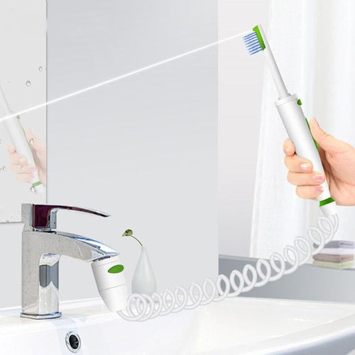 2in1 Portable Faucet Toothbrush Water Flosser - Image 0