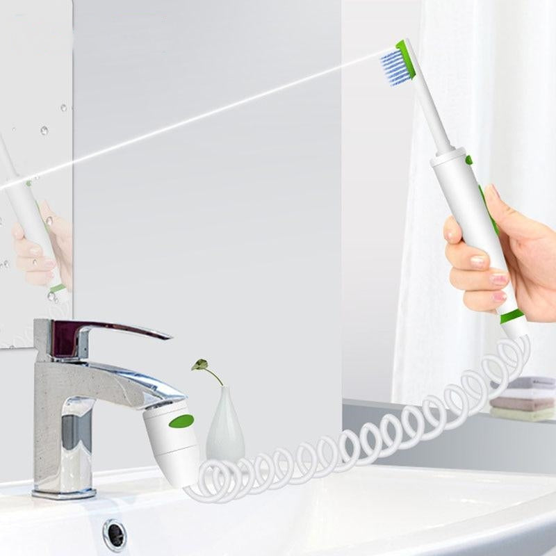 2in1 Portable Faucet Toothbrush Water Flosser - Image 0