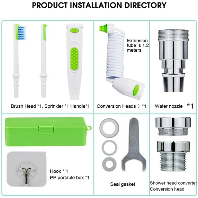 2in1 Portable Faucet Toothbrush Water Flosser - Image 10