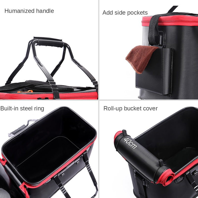 Portable Foldable Fishing Water Container - Image 13