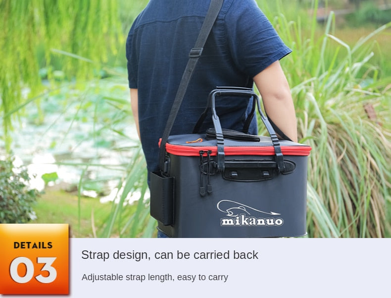 Portable Foldable Fishing Water Container - Image 4