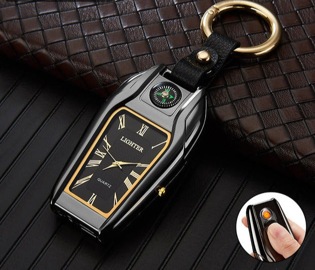 Elegant Car Keychain Watch Light - Image 3