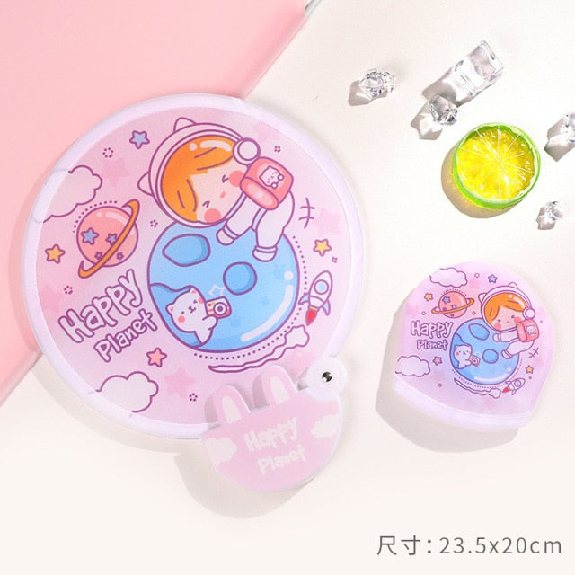 Foldable Creative Hand Cloth Fan - Image 9
