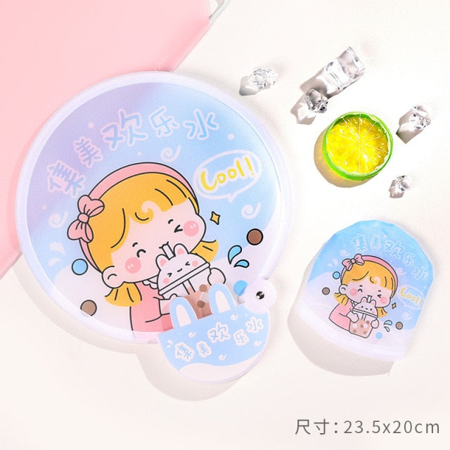 Foldable Creative Hand Cloth Fan - Image 8