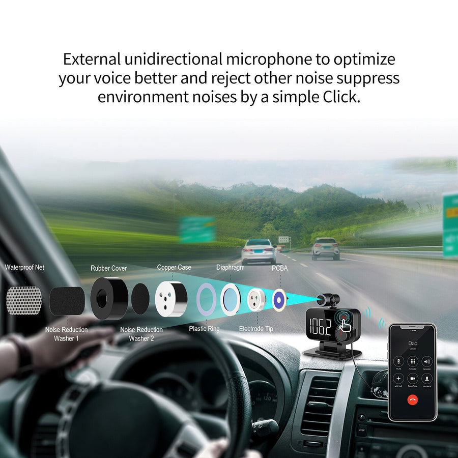 Car FM Bluetooth Radio Transmitter Kit - Image 1
