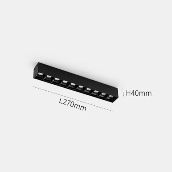 Wall-Mounted Black Continuous Magnetic Track System Light - Image 22