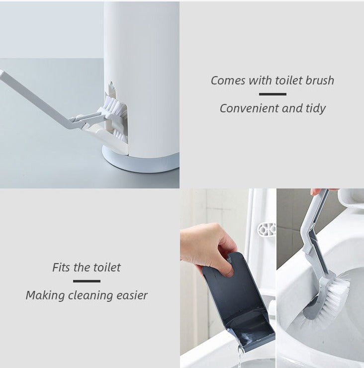 Automatic Smart Sensor Brush Trash Can - Image 1
