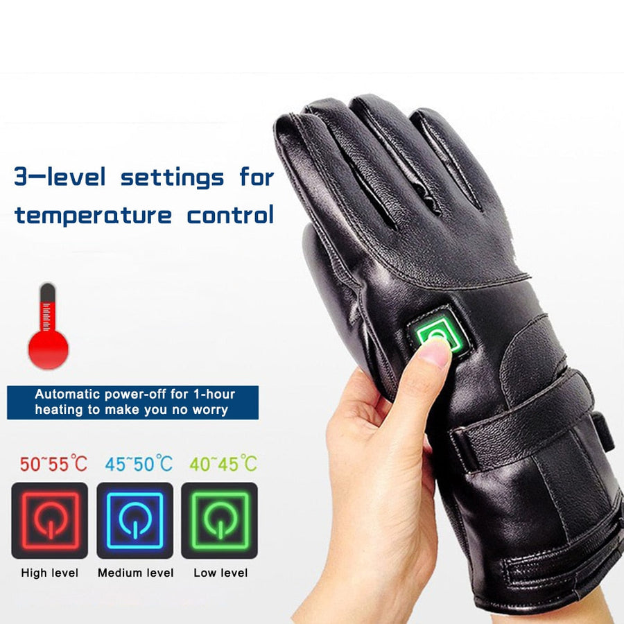 Windproof Unisex Heated Gloves - Image 7
