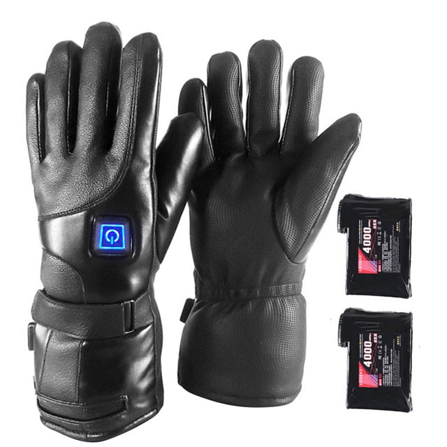 Windproof Unisex Heated Gloves - Image 3