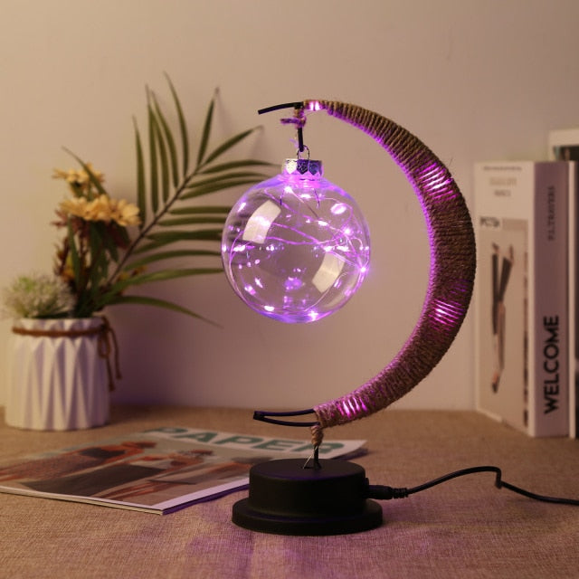 Handmade LED Iron Lunar Lamp - Image 20