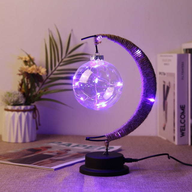 Handmade LED Iron Lunar Lamp - Image 21