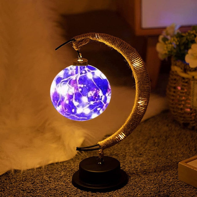 Handmade LED Iron Lunar Lamp - Image 22