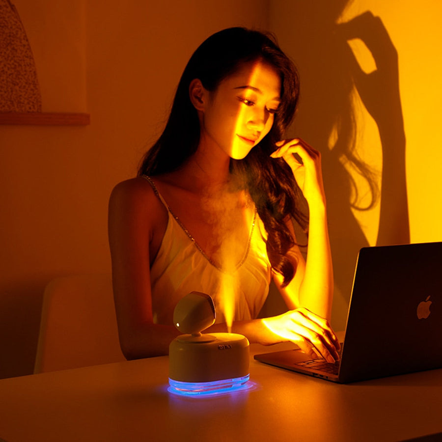 Sunset Projection Humidifier Lamp - Image 1
