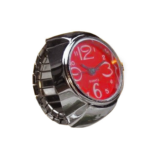 Creative Quartz Stainless Steel Watch Ring - Image 7