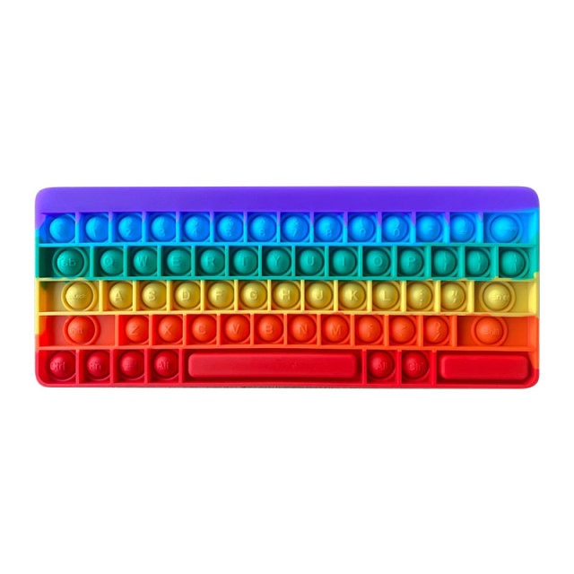 Squishy Bubble Stress Relief Toy Keyboard - Image 1