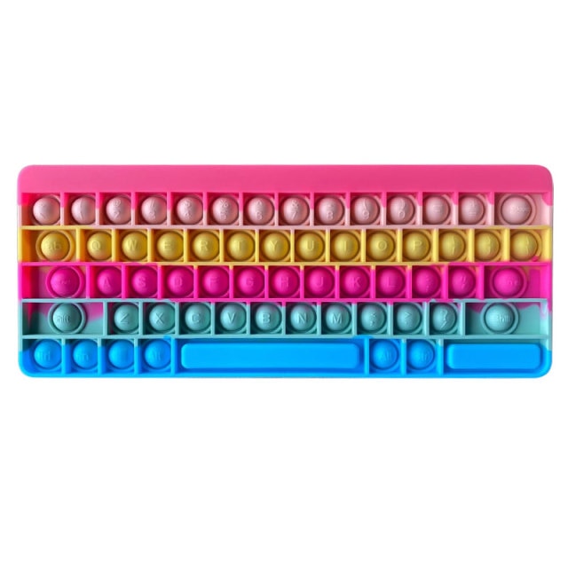 Squishy Bubble Stress Relief Toy Keyboard - Image 2