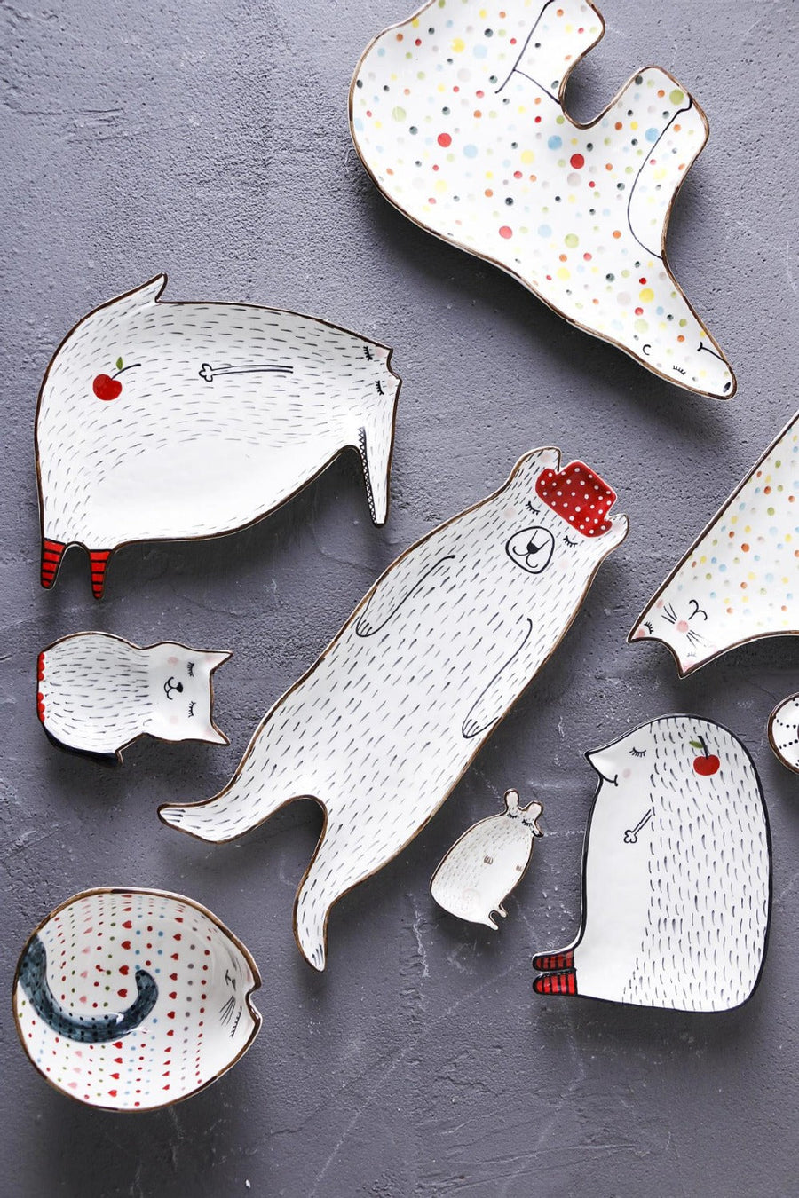 Ceramic Creative Cute Animal Breakfast Plates - Image 3