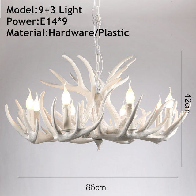 American Loft Style Deer Horn Pendant Light - Image 19