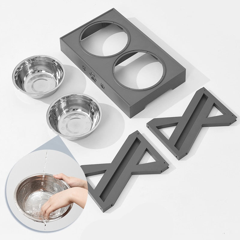 Adjustable Pet Double Food Bowl - Image 8