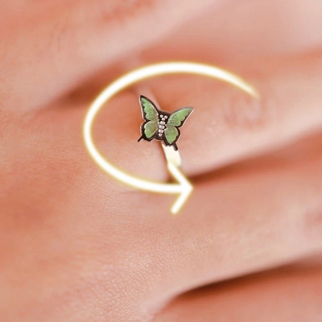 Fidget Spinner Rotating Women Ring - Image 6