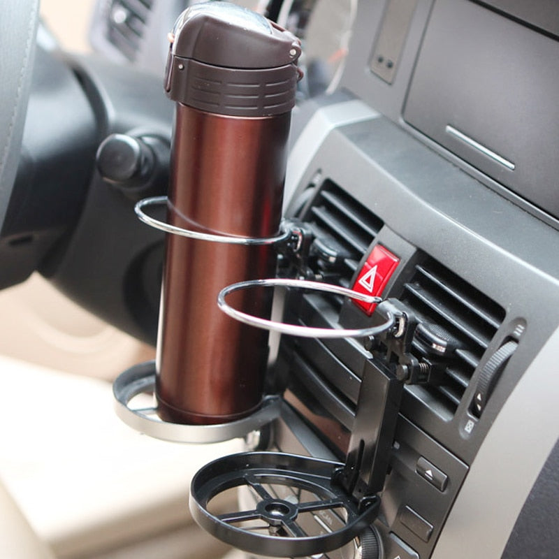 Universal Air Vent Foldable Car Cup Holder - Image 0
